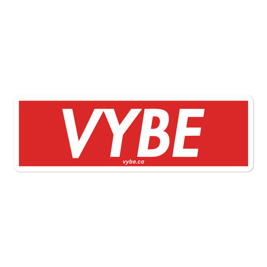 Vybe - Bubble-free sticker