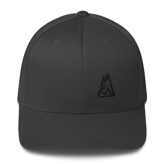 Amraj - Black Logo - Flexfit Cap