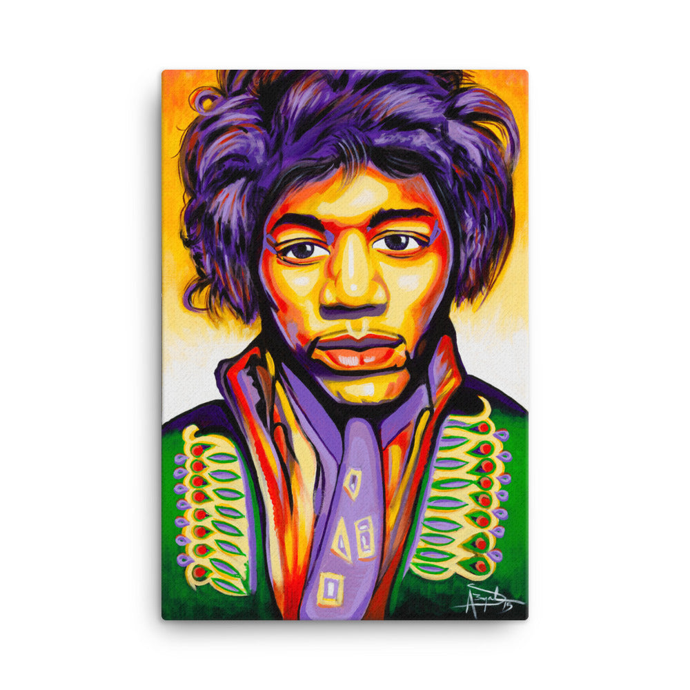 Jimi Hendrix - Canvas Art Painting Print