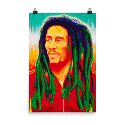 POSTER - BOB MARLEY - FINE ART PAPER