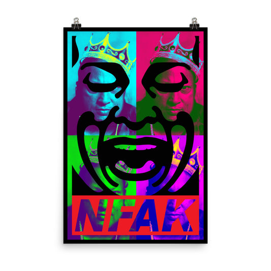 POSTER - NFAK - KING KHAN ICON