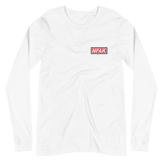 NFAK - ICON CLASSIC - WHITE LONG SLEEVE