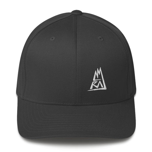Amraj - White Logo - Flex Fit Cap