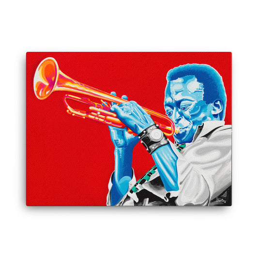 Miles Davis - Canvas Art Painting Print
