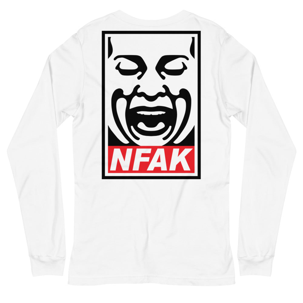 NFAK - ICON CLASSIC - WHITE LONG SLEEVE