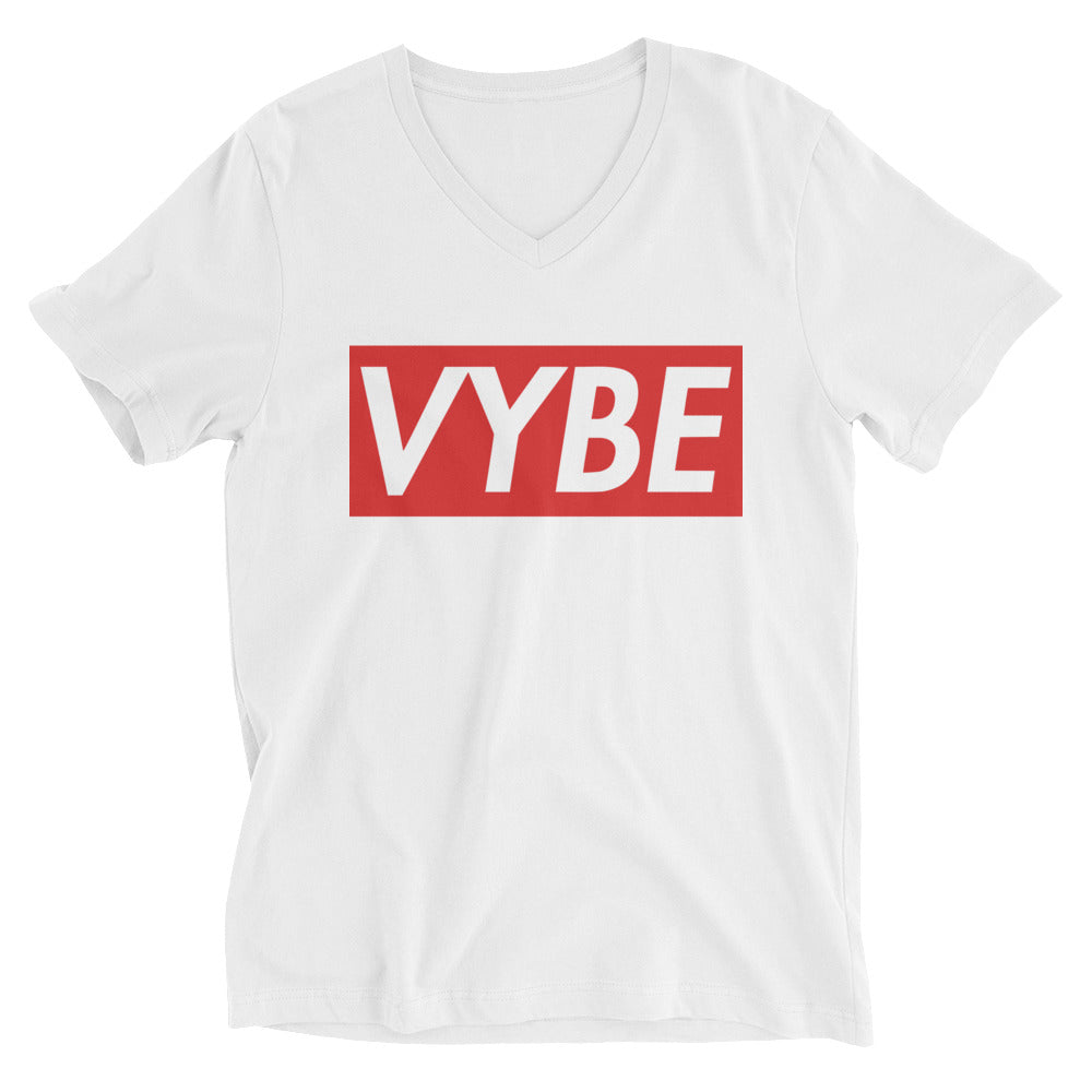 Vybe - V-Neck - White Tee