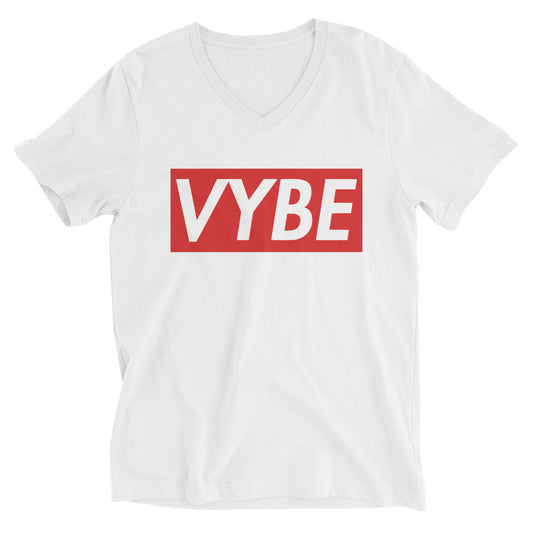 Vybe - V-Neck - White Tee