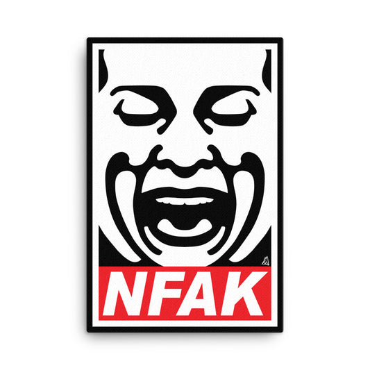 Nfak - Nusrat Fateh Ali Khan - Icon Canvas Art Painting Print