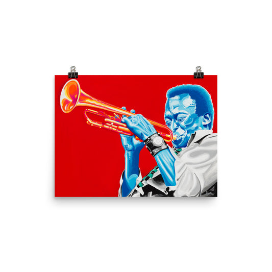 POSTER - MILES DAVIS - FINE ART PAPER