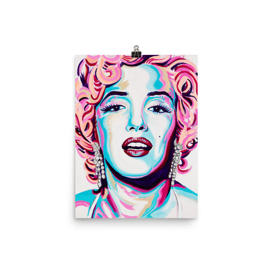 POSTER - MARYLIN MONROE - FINE ART PAPER