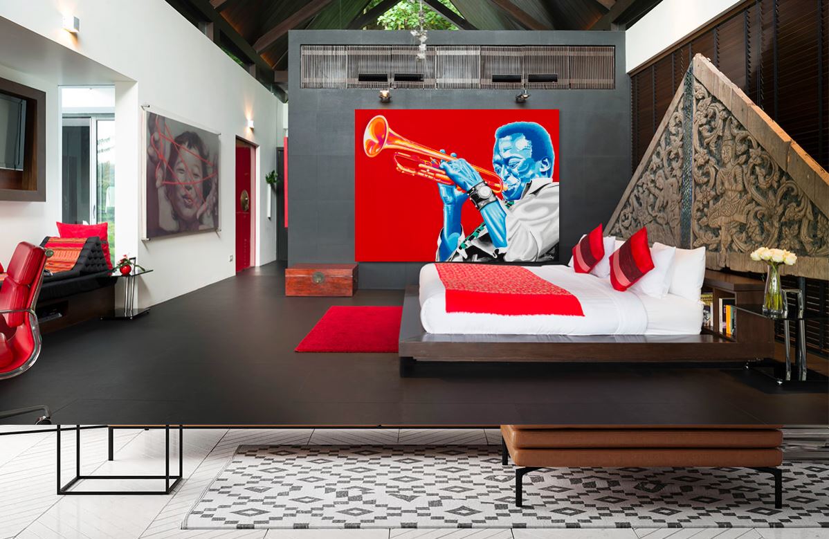 Miles Davis - Canvas Art Painting Print