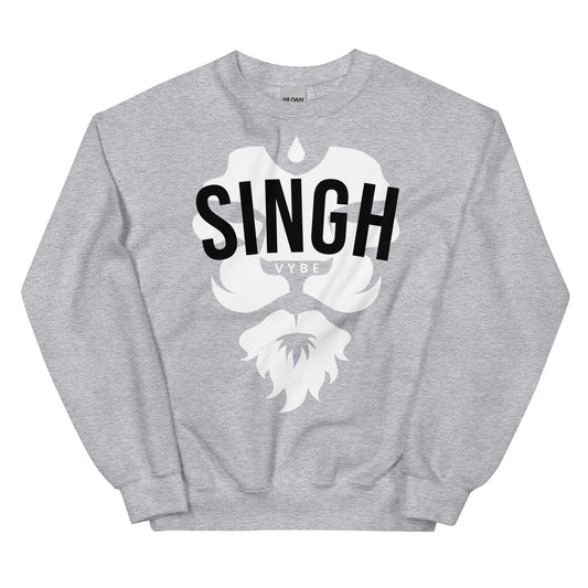 SINGH LIONZ GEAR - BLACK CREWNECK