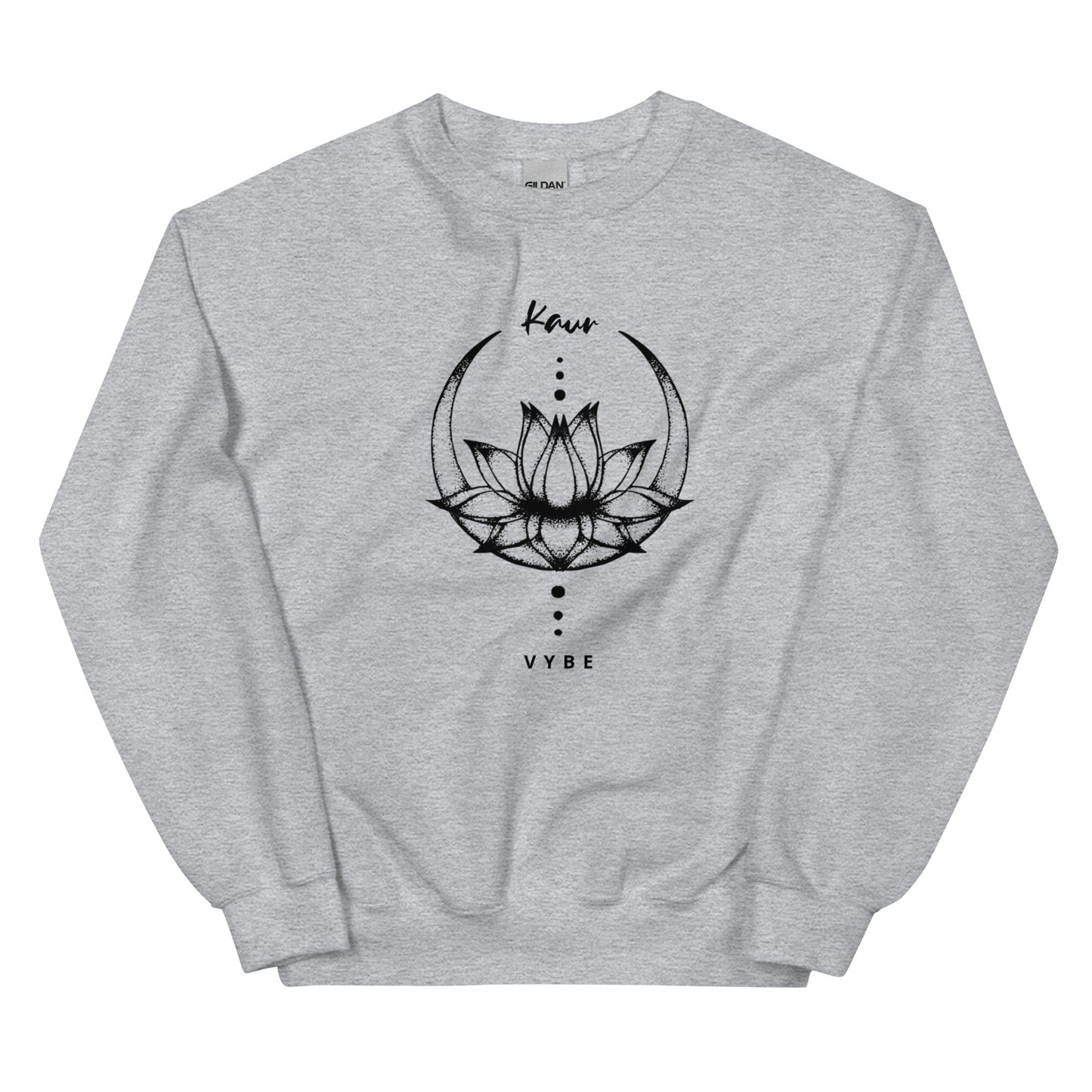 Kaur Vybe - Grey Crewneck Sweatshirt