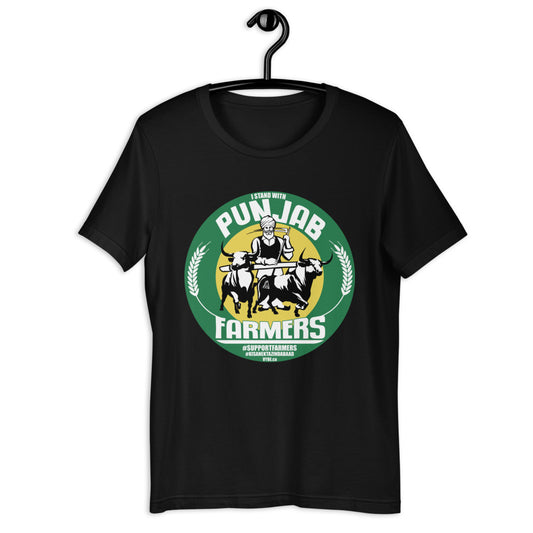 PUNJAB FARMERS COLOR - BLACK TEE
