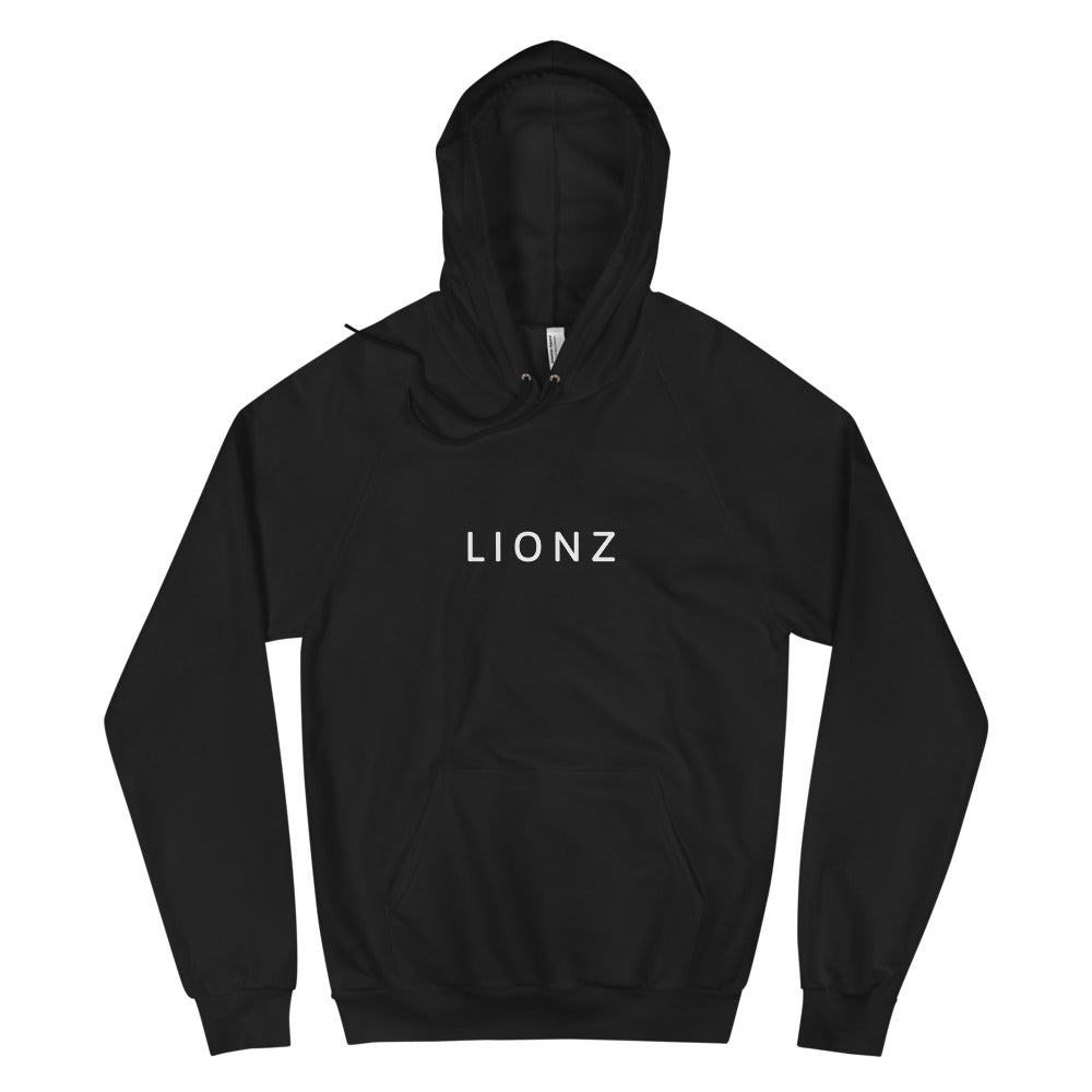 LIONZ GEAR - LIONBACK BLACK HOODIE