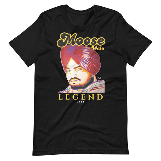 Moose Wala Legend - Black Tee