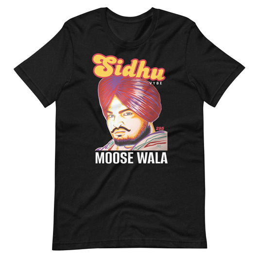 Sidhu Moose Wala Vybe - Black tee