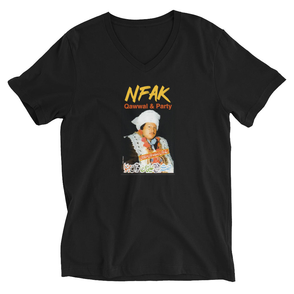 NFAK Unisex Short Sleeve V-Neck T-Shirt